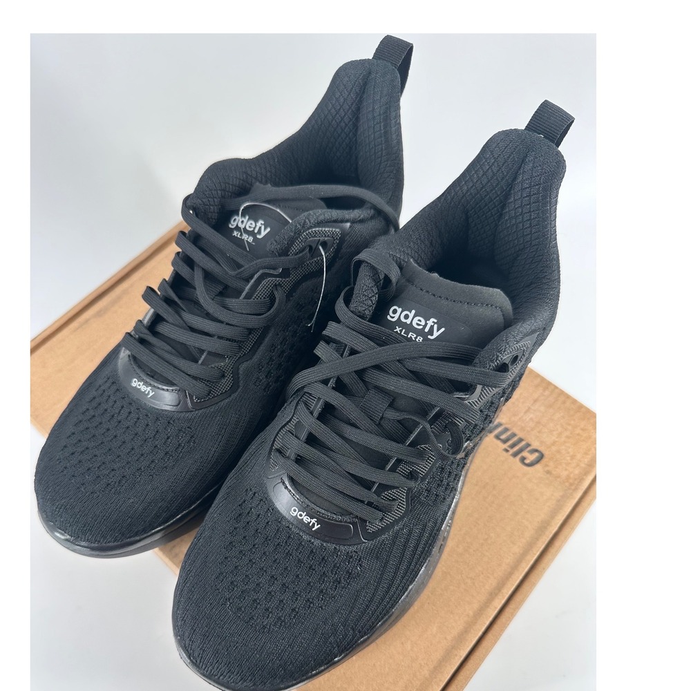 Gravity Defyer XLR8 Run Black Walking Shoes Womens 9‎ XW TB9034FBL-XW VersoCloud